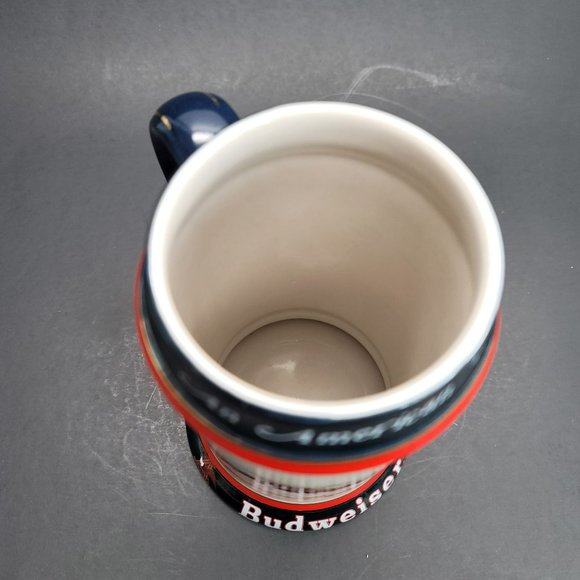 Budweiser Mug 1990 Holiday Beer Stein Clydesdales An American Tradition Pd49 - Picture 6 of 7